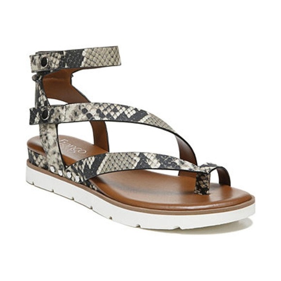 🆕 FRANCO SARTO Snakeskin Pattern Women's Gladiator Sandals Size 6 - Picture 1 of 1